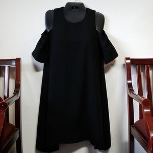 Preowned black cold shoulder dress by YuLinGe sz 8